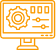 Competitive intelligence analysis icon