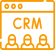 CRM program monitoring icon