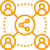 Multi-channel marketing icon